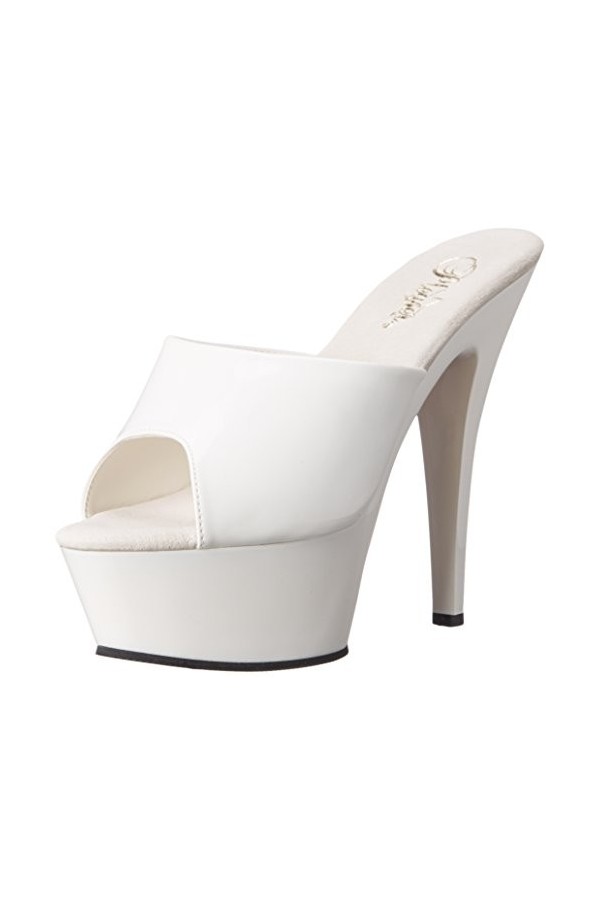 Pleaser KISS-201 Blk Faux Leather/Blk Matte UK 10 EU 43 