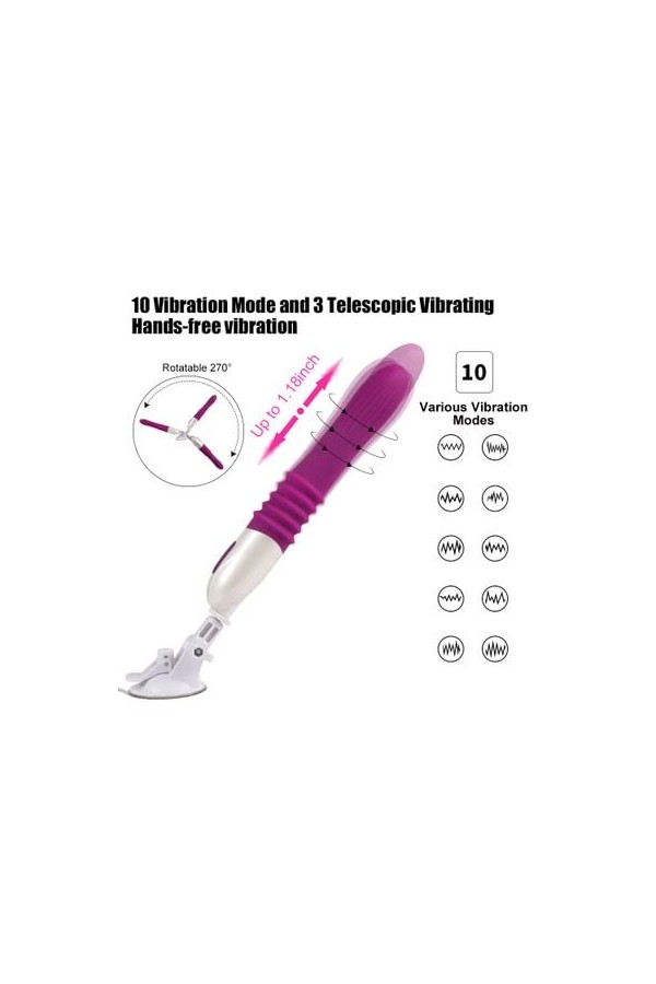 Vîbrô-másseúr Clîtôrîdien Double Penetrateur Víbrômássëurs Feminin Gōde Vībrō-máșséur Rãbbit va et Víēnt VîbrAnt Pōint ĝ Cøup