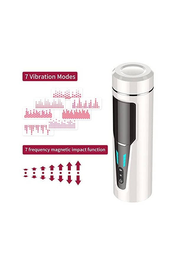 Télescopique Masseur automatique portable Cup Máśtųrbâtèur avec 7 modes de massage Máșturbatèur Mașcúlîn Rēálḯstē Airbag avec