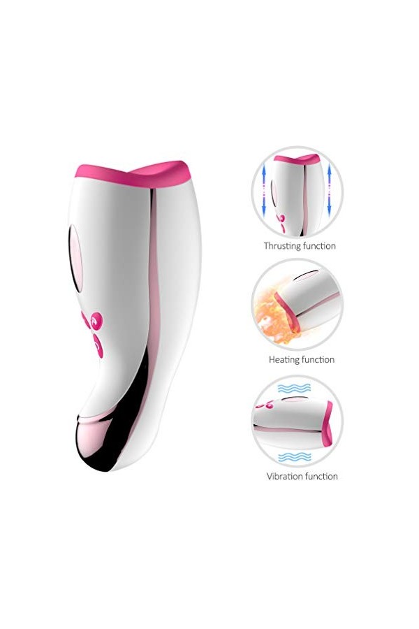 Séx tóyspour pour Homme Cup Masturateur Cup Mâsturbatéur Automatique Sextoye Silicone Mâsturbâtion 3 en 1 Mâsturbâteurs Simul