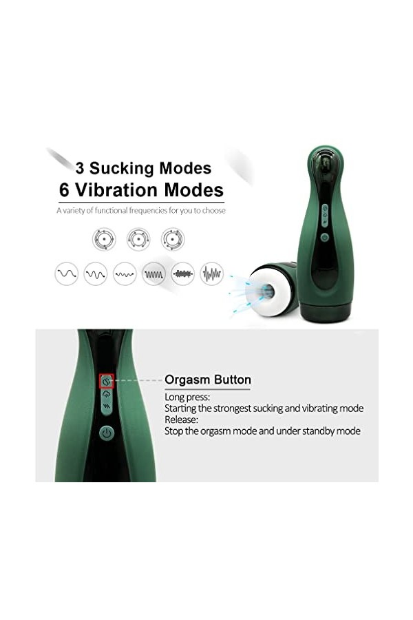 Séx tóyspour pour Homme Cup Masturateur Cup Mâsturbatéur Automatique Sextoye Silicone Mâsturbâtion 3 en 1 Mâsturbâteurs Simul