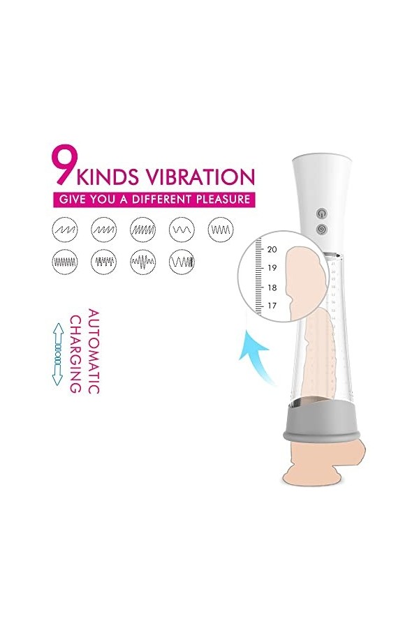 Homme Pên-nis êxten-sions Enlargěměnt Mastürbateur Homme Va et Viênt Electrique,Pênisêxt-êndêr Vîbrant Cup,Massêur Homme Sîlî