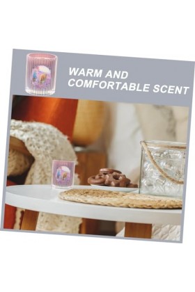 Mobestech 3 Pièces bougies parfumées bougie en étain de cire accessoire de bougie parfumée décor accessoire photo bougie parf