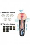 Séx tôyspôur pour hômme,Silicone sextoyse Plaisir Homme Vag ine Silicone M-asturbateur Masculin sex sex Masturbateur Mains Li