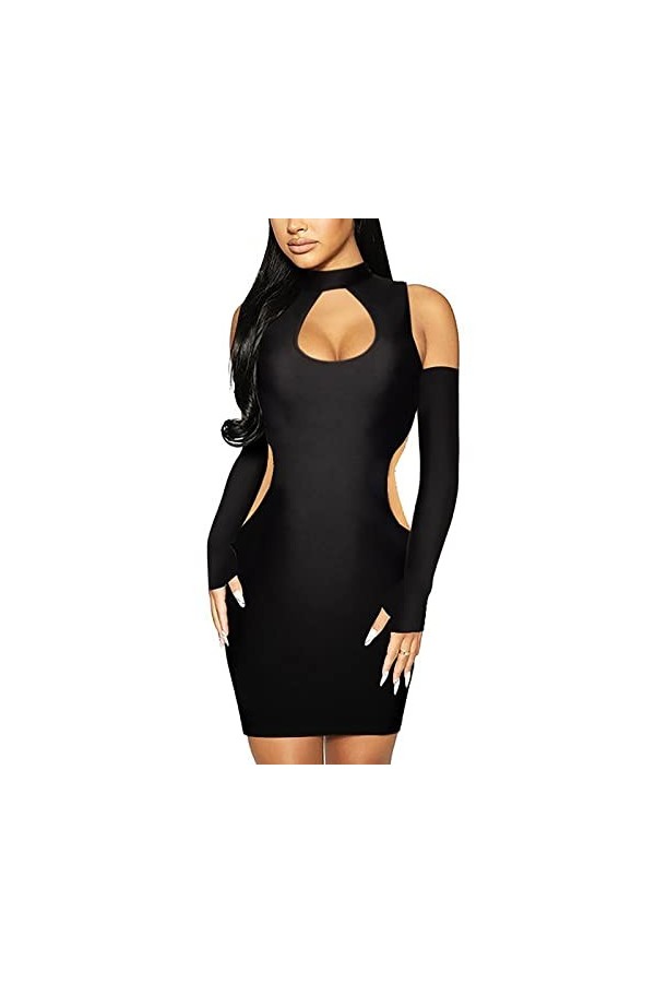 Drame américain euphorie Robe Sexy découpe Dos Nu sans Manches Moulante Mini Robe Halloween fête Club Streetwear Costume