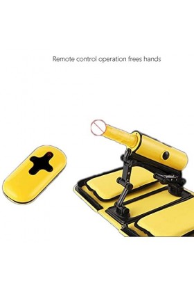 -Ś-Ëx Ť-Øyș Ġøđëmịché Soins de Santé Intimes Pour Femmes Outil Jaune À Angle Réglable Télescopique Facile À Nettoyer