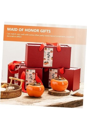 Mobestech 5 Pièces Cadeaux De Demoiselle Dhonneur Décoration Bougie Parfumées Biologique Produits Menagers Céramique