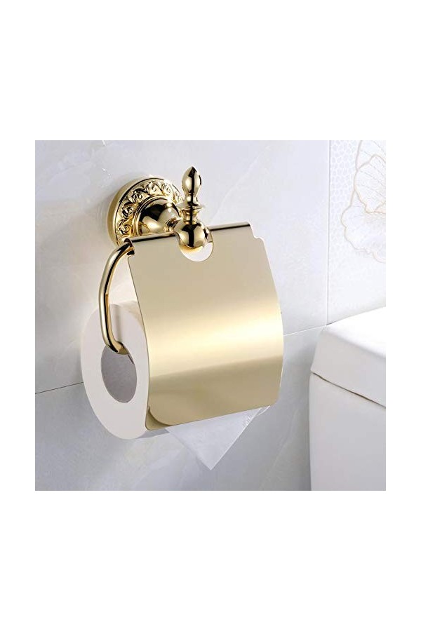 Porte-Papier hygiénique Porte-Papier hygiénique en Laiton Porte-Papier hygiénique européen Salle de Bains Porte-Papier hygién