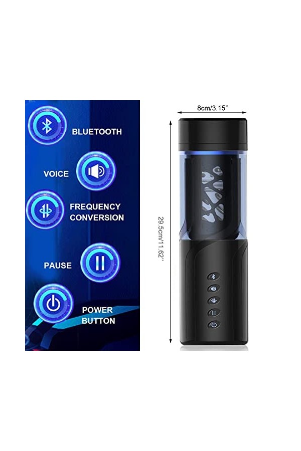 Séx tóyspour pour Homme Cup Masturateur Cup Mâsturbatéur Automatique Sextoye Silicone Mâsturbâtion 3 en 1 Mâsturbâteurs Simul