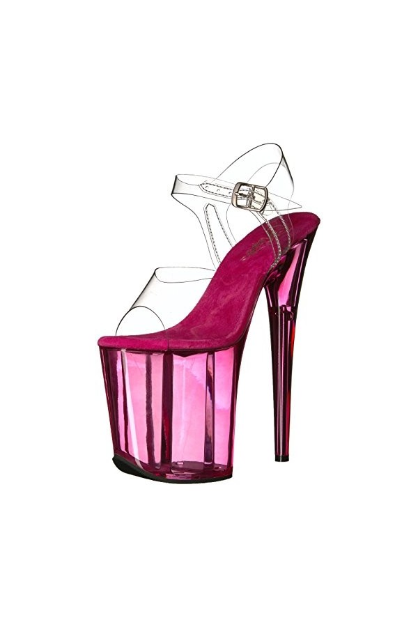 Pleaser FLAMINGO-808T CLR/Pink Tinted UK 4 EU 37 