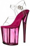 Pleaser FLAMINGO-808T CLR/Pink Tinted UK 4 EU 37 