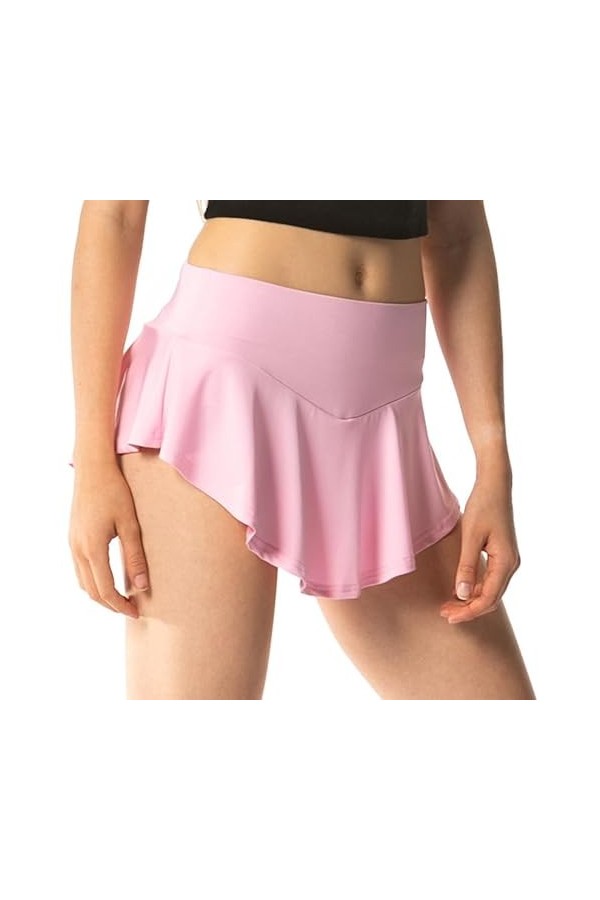 Mini jupe courte sexy pour femme, Noir , XL