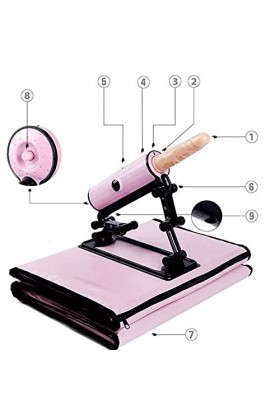 -Ś-Ëx Ť-Øyș Ġøđëmịché Soins de Santé Intimes Pour Femmes Outil Facile À Nettoyer À Angle Réglable Télescopique Rose