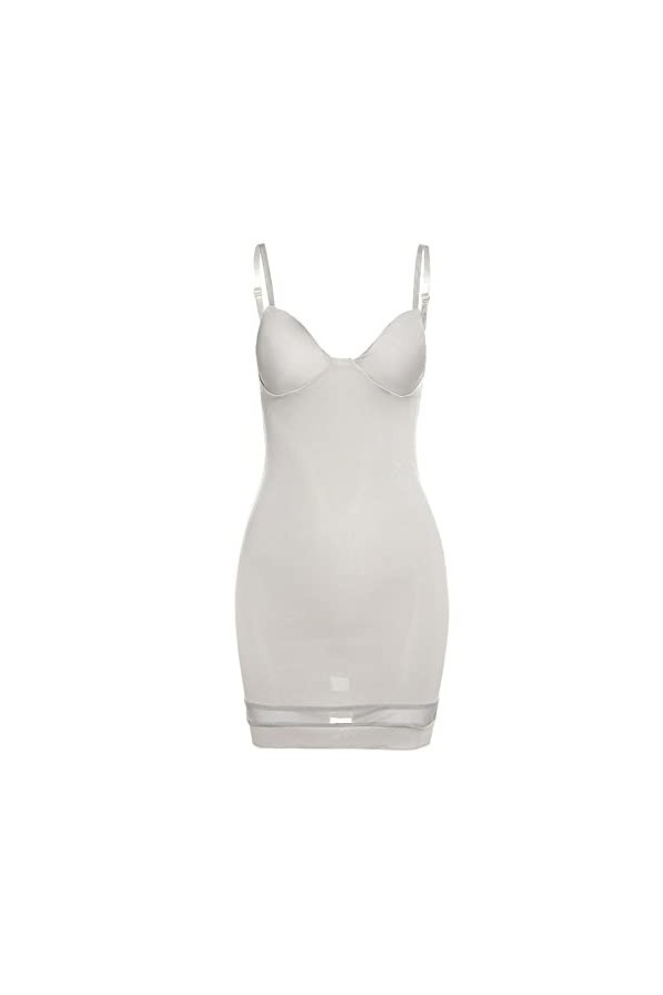 TMOYJPX Mini Robe Femme Sexy Hot Noir Profonde V Nuque sans Manches Spaghetti Sangle Robe Femme Sexy Chic Soirée Libertine Se