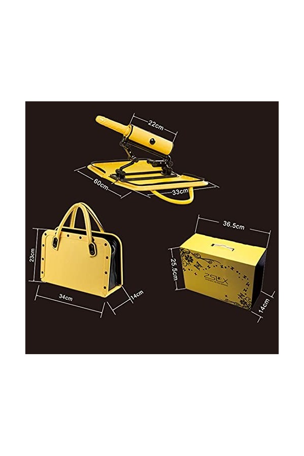 laxyy Ś-Ëx Ť-Øyș Ġøđëmịché Soins de Santé Intimes Pour Femmes Outil À Main Jaune