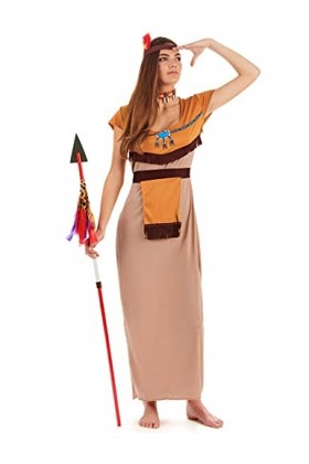DEGUISE TOI - Déguisement Indienne Robe Longue Sexy Femme - XL