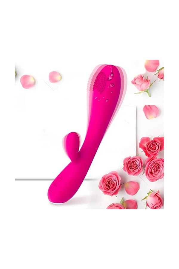 Vibromasseurs Feminin Clitoridien Suceur Vebromasseur va et vient Rabbit Gode Femme Sex Toýs Femme Stimulateur Clitoridien V