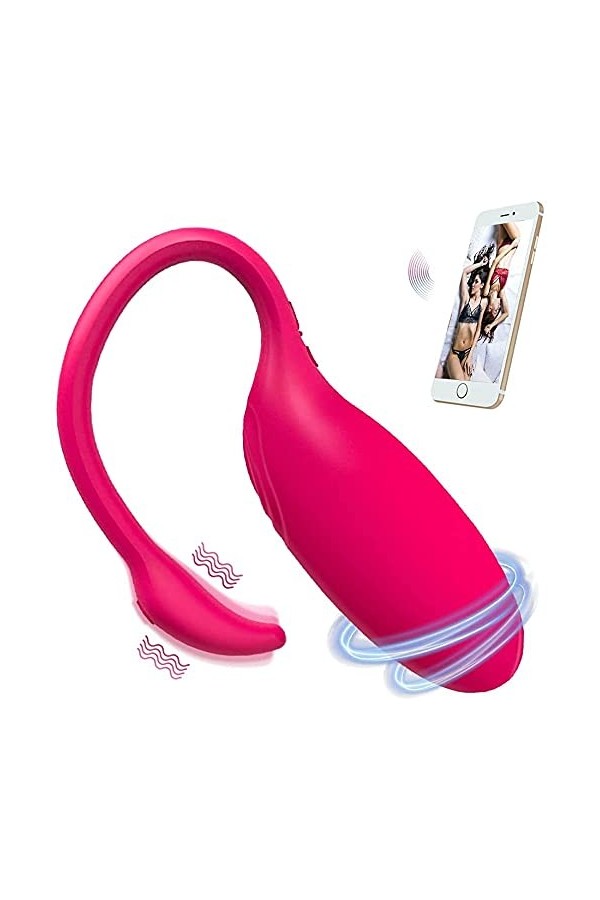 App Oeuf Vibrant Vibromasseurs Feminin à Distance ?è?f Vîbrant ?ans ?il pour Couple Silicone Petit Vîbromàsséur Femme Stimüla
