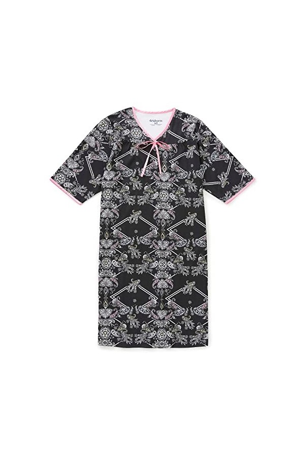 Robe dhôpital adaptative à dos ouvert pour femme, Libellule florale, M