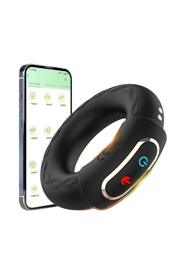 Vîbrömässëur Telecommande A Distance Homme Anneau Vîbränt Sëxtöýse Pour Homme Sèẋ-tõýs Mässëur Vîbrómāśśeūṙs Pour Homme Conne