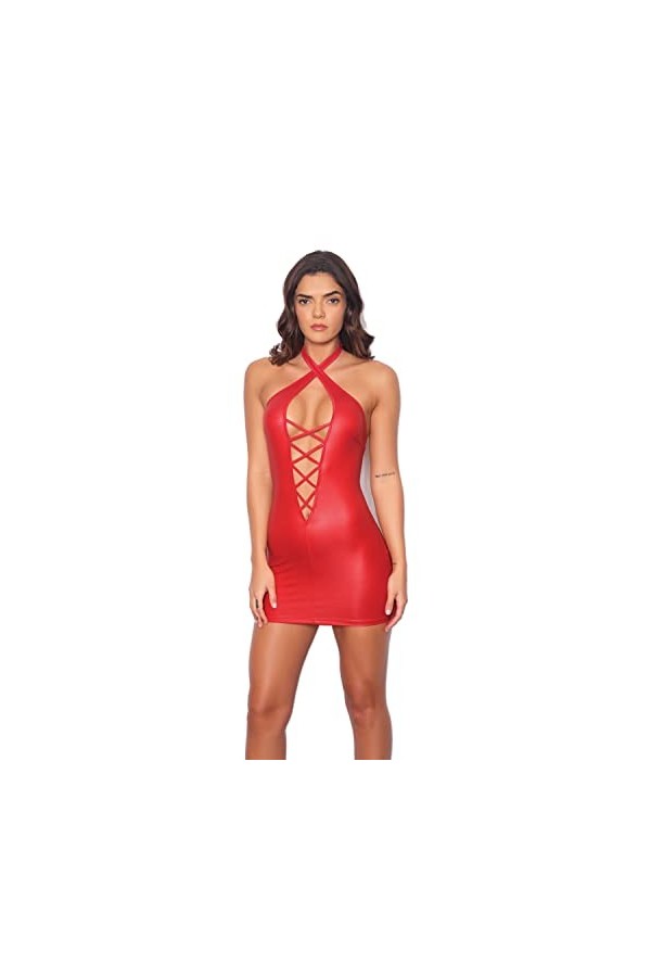 Ann Summers Shania Mini Robe Sexy Rouge, Rouge, L