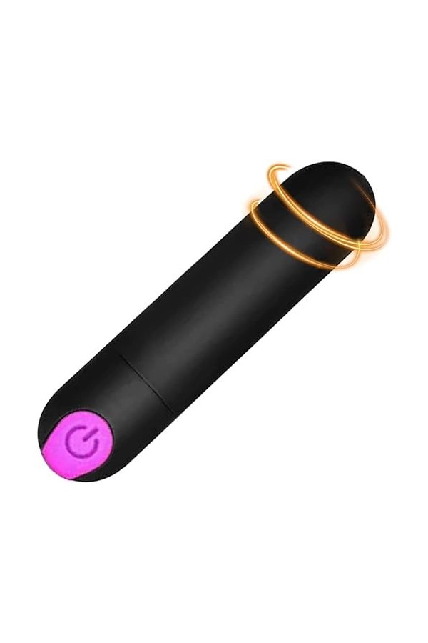 Vibromasseur pour Femme,Vibromasseur de Lapin gode réaliste，vibromasseurs clitoris télescopiques avec 9 Modes de Rotation& vi
