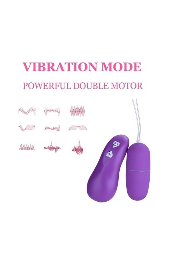 Poìnt Ǵ̣ Vībràtéur Víbrõ Vîbròmãśseūrs Feminin à Diśtance Díscret Oéufs Vîbrant TéLéCommandé sans Fil Silicøne Màsseur, o