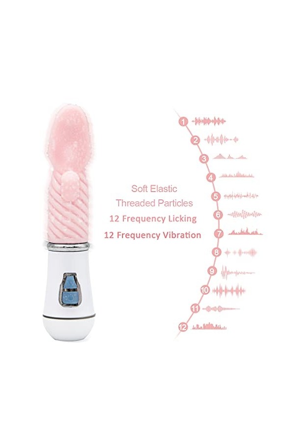 Vìbro-masseur Femme Víbrõ Mini Oeuf Vîbròmãśseūrs Feminin à Diśtance Díscret Oéufs Vîbrant TéLéCommandé sans Fil Silicøne 