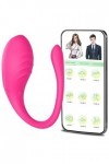 APP Vîbrômâssêur Feminin à Diśtance Telephone Séxťøyse Plàisîr Cõuple Víbrõ Mini Vîbròmãśseūrs Feminin Clitorîdîen Sucëur Oéu