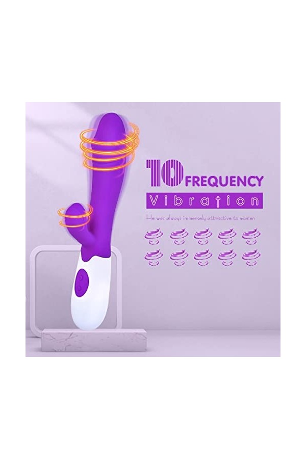 Gode Vibro-masseur Sex Toýs Femme, Sex Femme Vibrant, Sextoyse Couple Plaisir Femme, Vibromasseurs Feminin Clitoridien Suceu