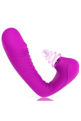 Vibromasseurs Feminin Gode Femme Sex Toýs Femme Clitoridien Suceur, Vibromásseúrs Fēminin à Distance va et vient, Charge Rap