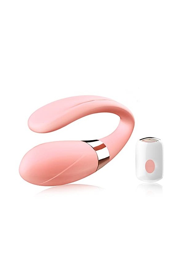 Vibromasseur Clitoridien pour Couples avec Télécommande, Faire Plaisir tout en Gardant les Mains Libres, Vibromasseurs Femini