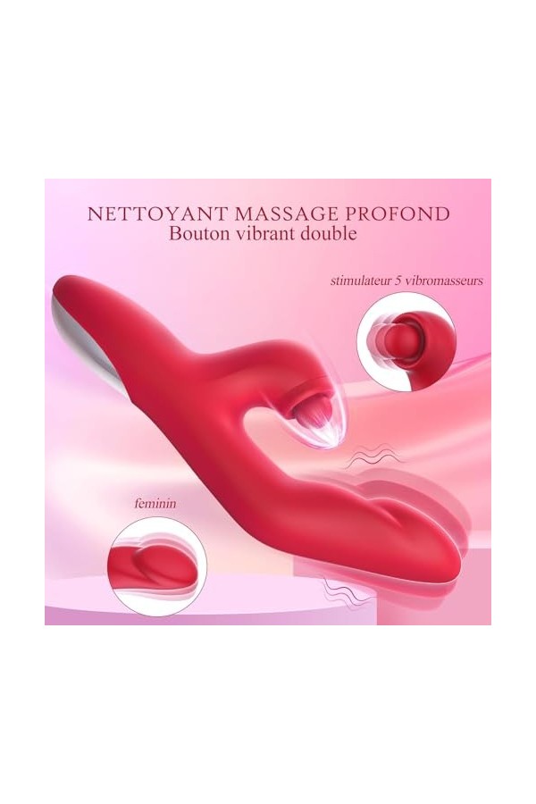 Vibromassêûrs Feminin Clitôrîdîeñ Vîbromásseúrs va et vient Sêxtôyse Fěmme Sëx Tôýs, Chargement USB, Sêxtôyse Couple Plâïsir