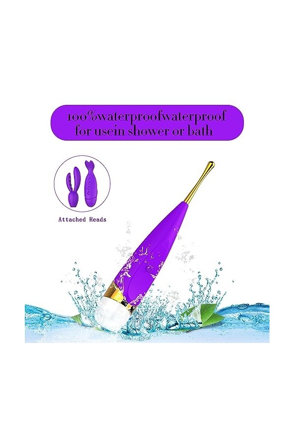 Laṇgụe Vîbrant Rose Stimulateur ÇlitőrIdiěn Vîbrômàssèürs fèmînîn clîtôrîdien,Sëẋ Tóyspour Femme GKL4