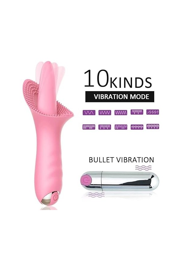 Sèxtôyse Plaîsir V?b?? pour Femmes Licker V?b?? pour Femmes Six V?b?? avec Langue et V?b?? Lécher Oral Langue Vibro V?b?? Sim