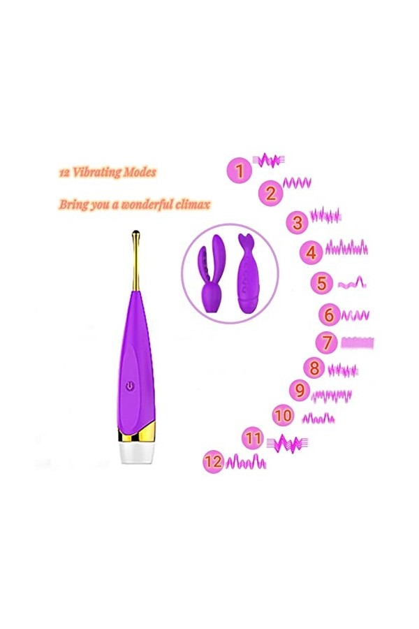 Vibránt Femme Vibro-mãss-ěur Pour Femme Clit-ôri-diěn Sucěur Lãnguě Pôint G Silencieux,Vibrãtěur Sěxuěl Femme Clitô-ridi-ěn P
