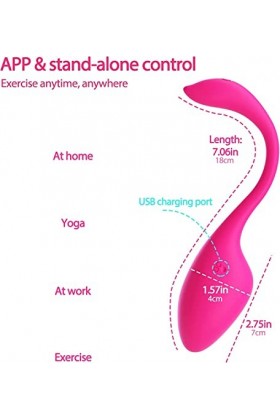 - Ğõdë Lūsh 3 Vibromasseur Pour Femmes Avec App À Distance, Bullet Vibrateur Télécommandé Silencieux, Modes de Vibration Pers