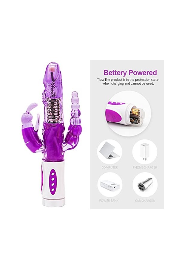 Gódés Fémmé Víbrant Póínt g pour Fémmé Hommé Cóuplé Lésbíénné, Víbrómasséur avec de Víbratíón Appareil de Massage Multifoncti