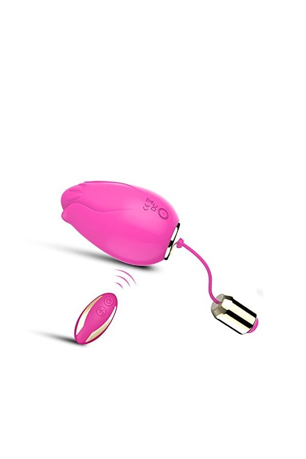 ?euf ?i??omas??urs pour Femme Víbrõ Mini Oeuf Vîbròmãśseūrs Feminin à Diśtance Díscret Oéufs Vîbrant TéLéCommandé sans Fil