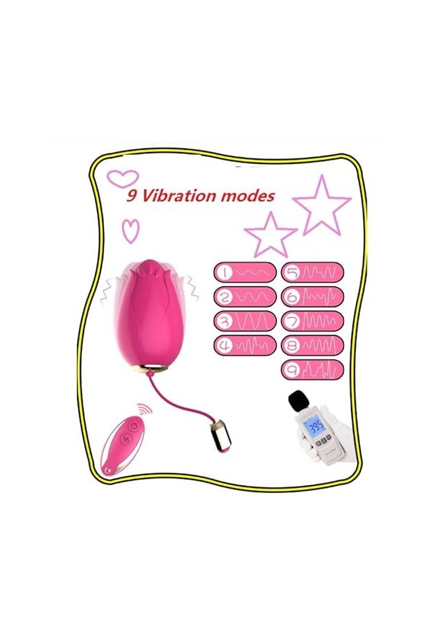 ?euf ?i??omas??urs pour Femme Víbrõ Mini Oeuf Vîbròmãśseūrs Feminin à Diśtance Díscret Oéufs Vîbrant TéLéCommandé sans Fil