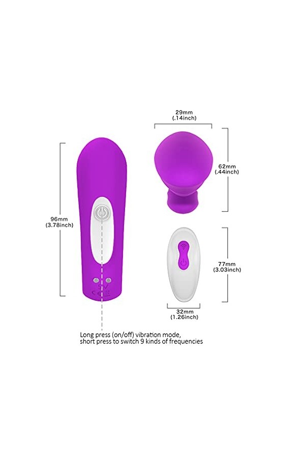 Vibromasseur Lechant Gode Point G Stimulation Clitoridienne 3RG