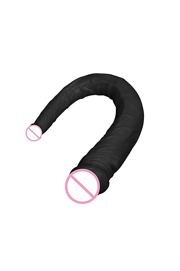 Godemichets Double Dong Godes Femme Réaliste pénis avec veines Real Dong, sex toys pour femmes ts19