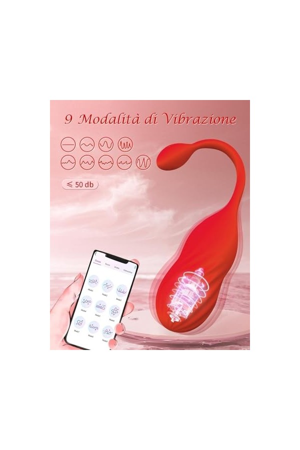 Œufs Vibrants - Silicone Souple - Vibromasseurs Classiques - Imperméable - Boules de Geisha - Facile à Nettoyer - Vibromasseu