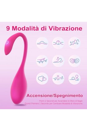 Œufs Vibrants - Silicone Souple - Vibromasseurs pour Couples - Imperméable - Boules de Geisha - Facile à Nettoyer - Vibromass