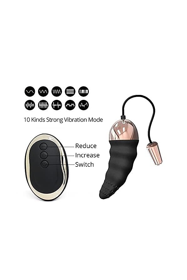 Oeuf Feminin Clitoridien ?ibrö ???F ??l???e ???r???? ????? sans Fil Télécommande, Portable C?l???e V??????e Femme A Distance 