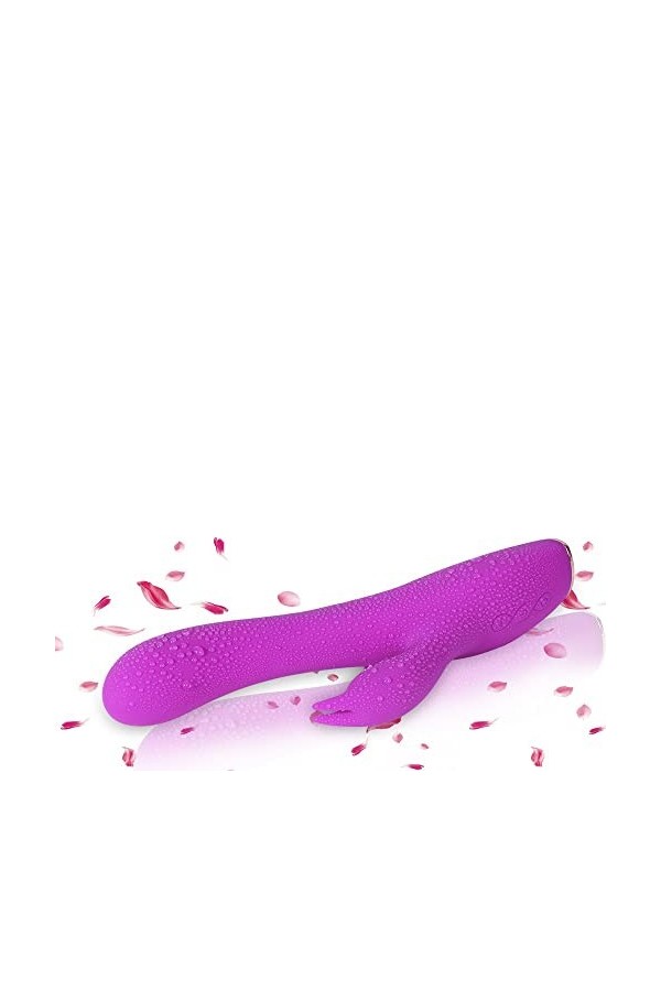 Laṇgụe Vîbrant Rose Double Mas-seur aspi-rateur vibromass-EUR Stimulateur Lang-UE clito-ridien VI-Brant Femme succsion Baisse