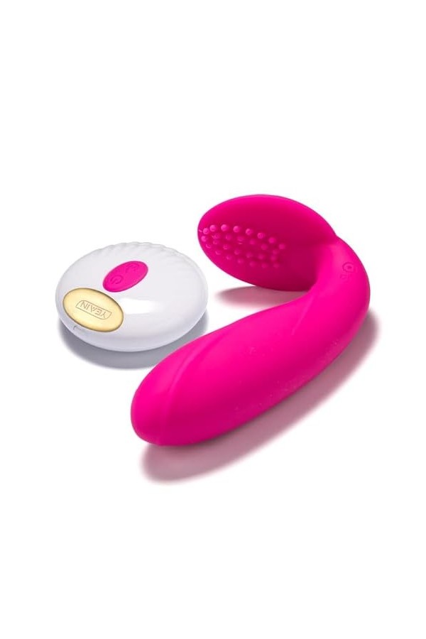 Vîbrømásseúrs Fẹminin Clìtøridîén Sucëur Ġôdë Vibrø-másséur va et vient 30 Modes Sëx Tôýs Femme 100% étanche Sèxtôyse Couple