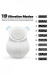 Point G Oeuf Vibrant Mini Vibromasseurs Feminin à Distance 12 Modes Vibrant Sans fil Telecommande Silencieux Šèẋ Gôde Femme S