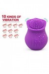 Oe?f vibr?nt Femme sans Fil Telephone ℴeuf de Massage en Silicone Mass?ur Portabl? Vibrations Silencieux - Rechargeable en US