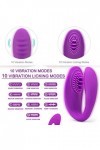 Vibromasseur pour Couple Deep Rose - Masseur pour Couple à Rotation et Vibration - Sextoy pour Couple à Télécommande er29